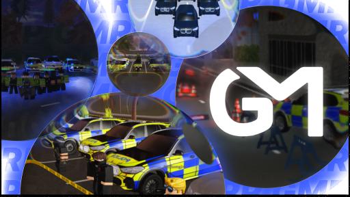 Discovery splash banner for UK Greater Manchester Roleplay Discord server