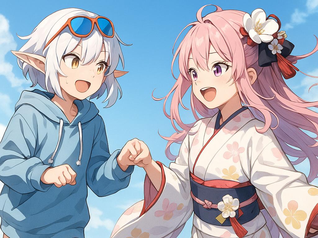 Discovery splash banner for KomikoAI - AI Art, Characters, Anime & Comics Discord server