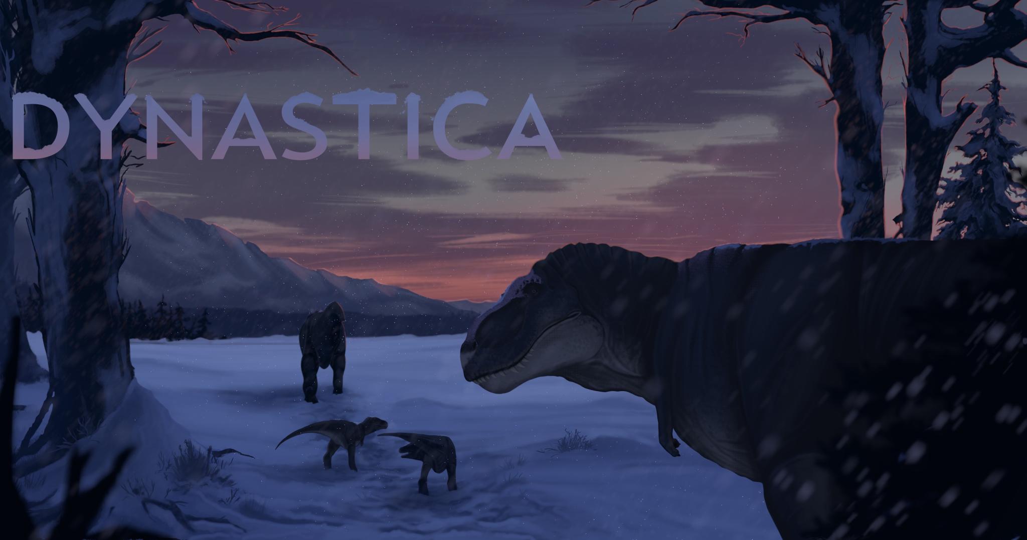 Discovery splash banner for Dynastica Discord server