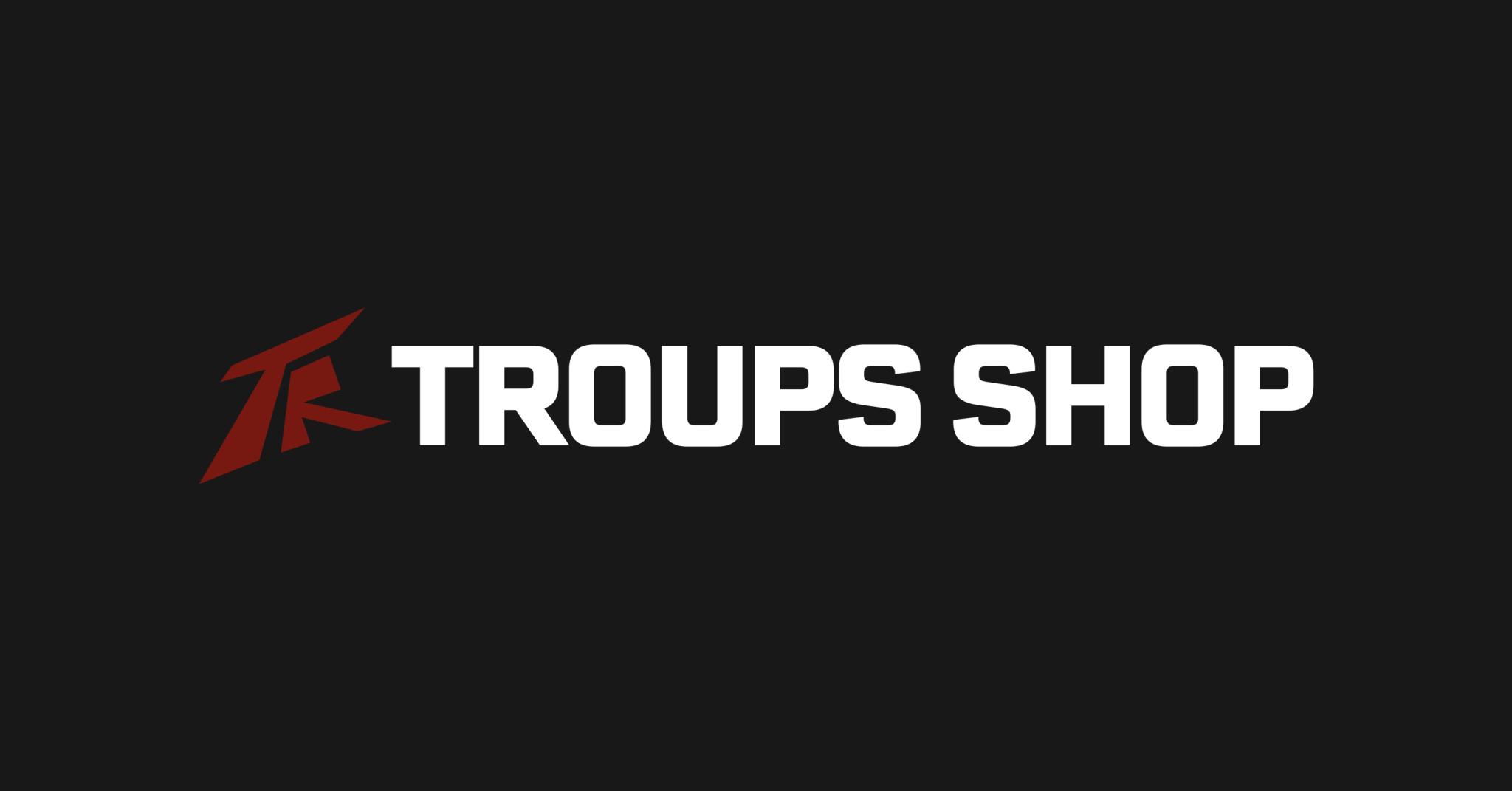 Discovery splash banner for Troups Shop | Fortnite Discord server
