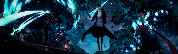 Discovery splash banner for Solo Leveling: Ragnarok Discord server