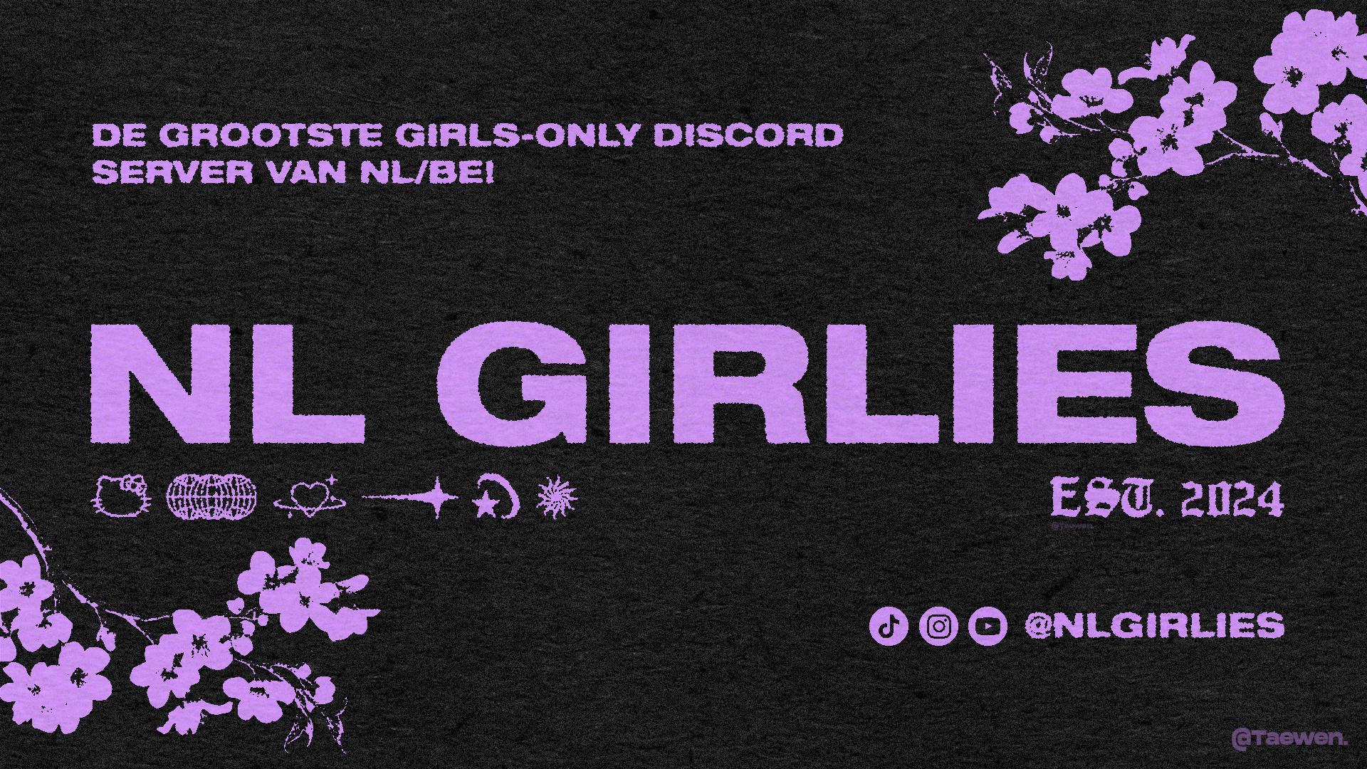 Discovery splash banner for NL Girlies Discord server