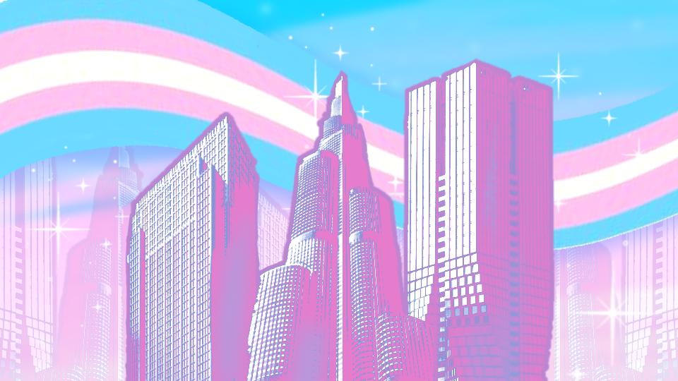 Discovery splash banner for Trans City Discord server