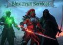 Discovery splash banner for Blox Fruits | Services Discord server