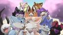 Discovery splash banner for Floof City Discord server