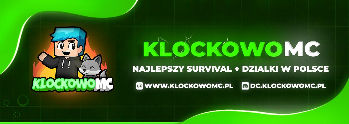 Discovery splash banner for KLOCKOWOMC.PL Discord server