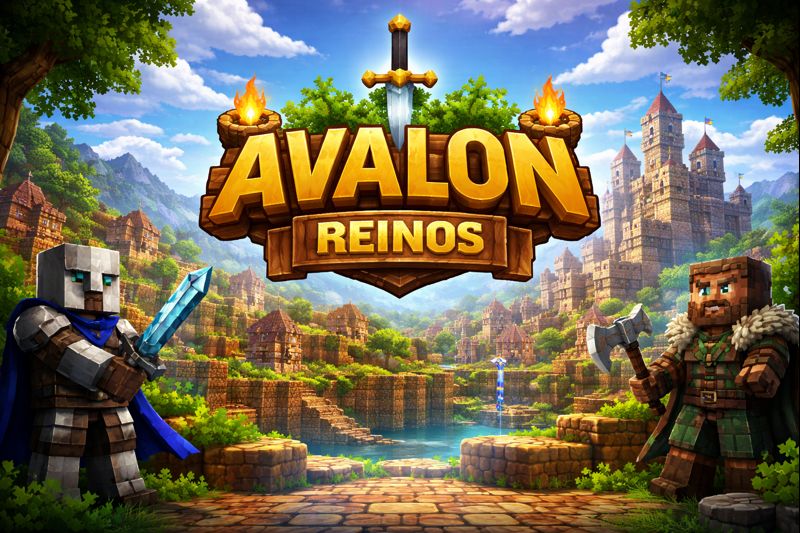 Discovery splash banner for AVALON² REINOS MC - SEASON 3 Discord server