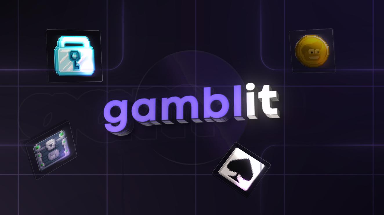 Discovery splash banner for Gamblit Discord server