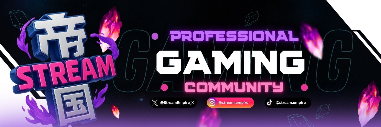 Discovery splash banner for STREAM EMPIRE™ Discord server