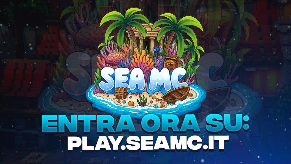 Discovery splash banner for ๐ โข SeaMC | Network Discord server