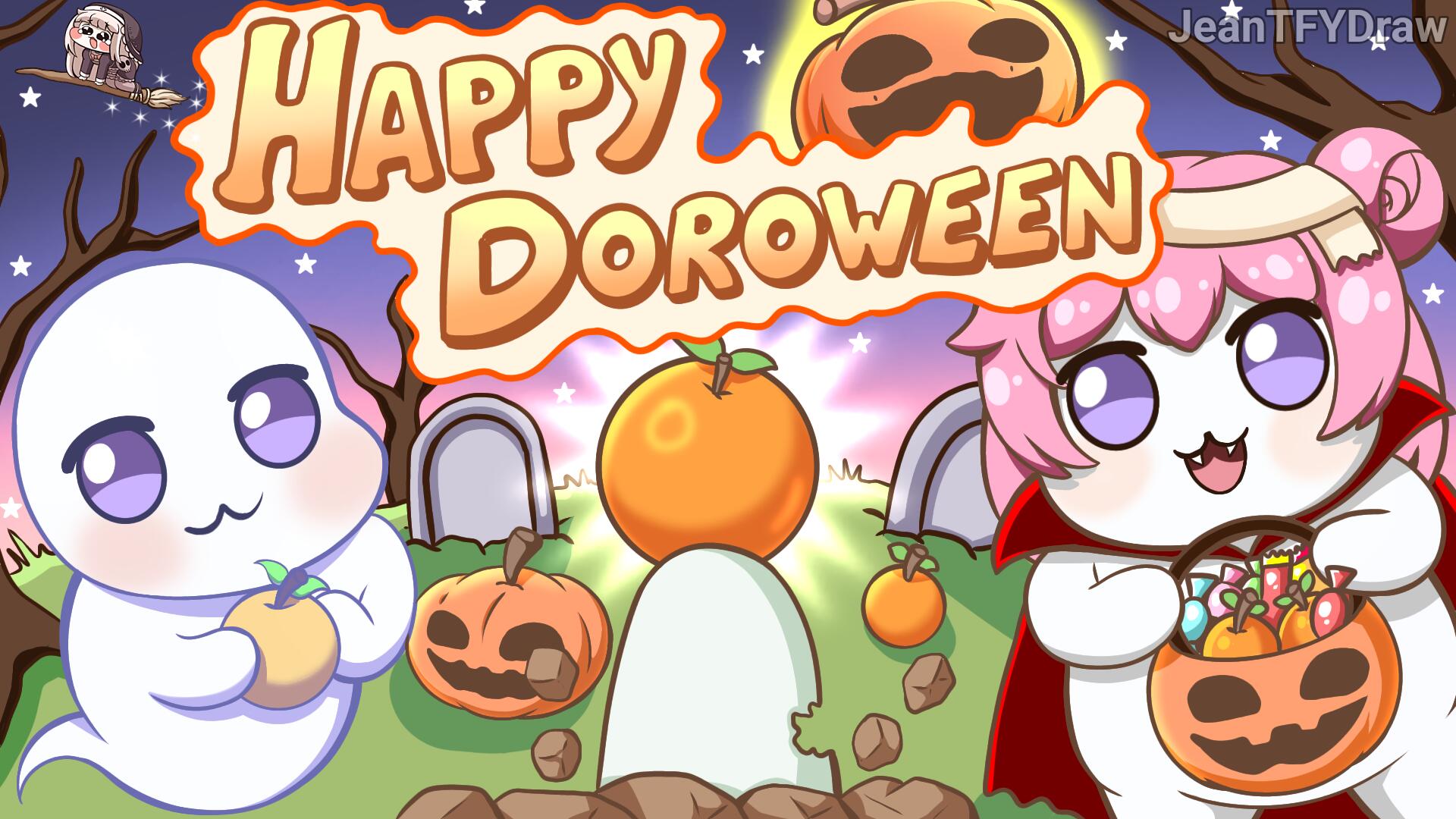 Discovery splash banner for DoroCord - Doroween Edition Discord server