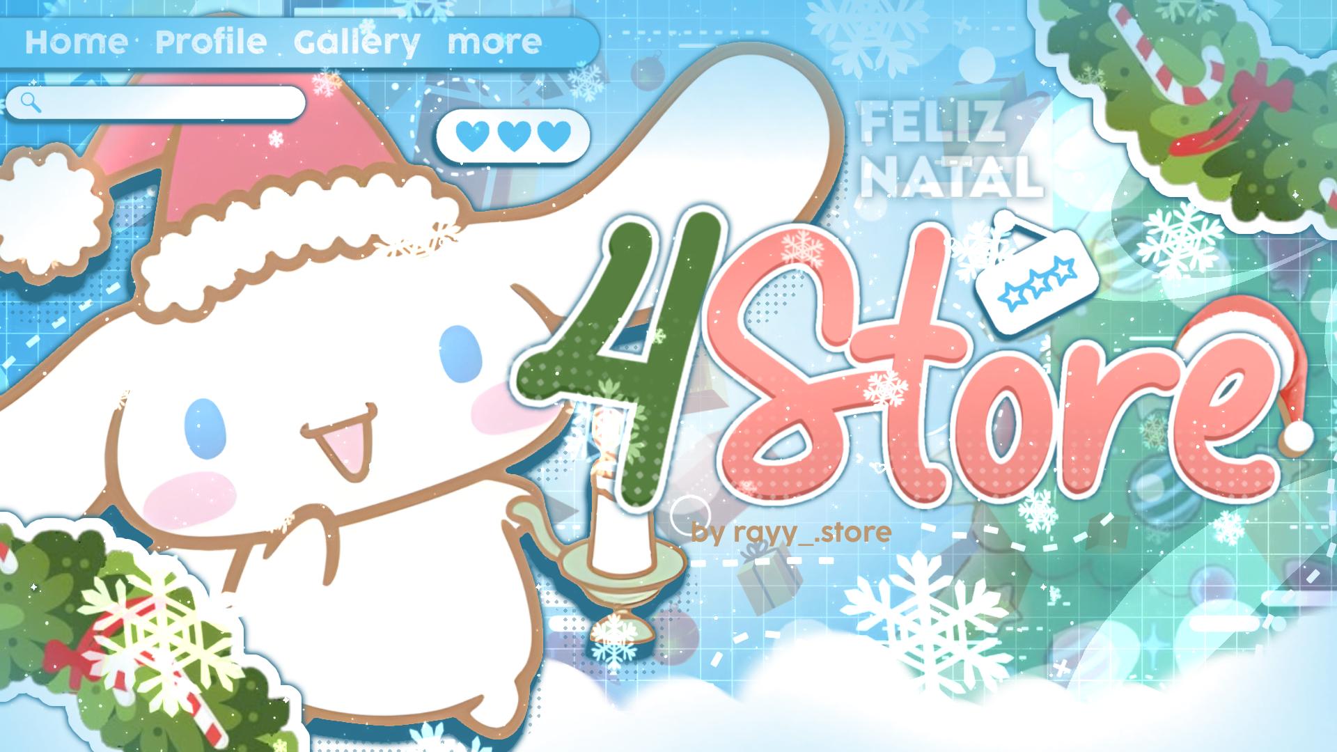 Discovery splash banner for 4 Store 🩵 Discord server