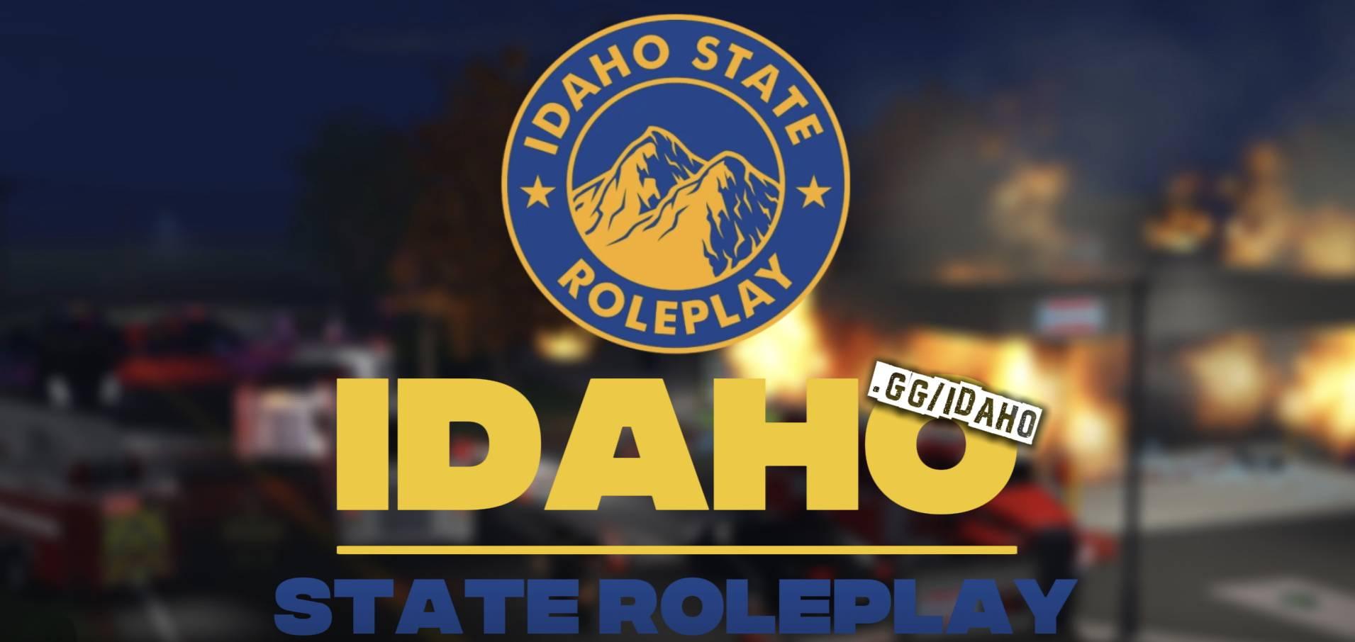 Discovery splash banner for Idaho State Roleplay 🎄 Discord server