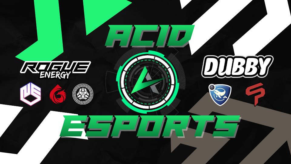 Discovery splash banner for Acid Esports Discord server
