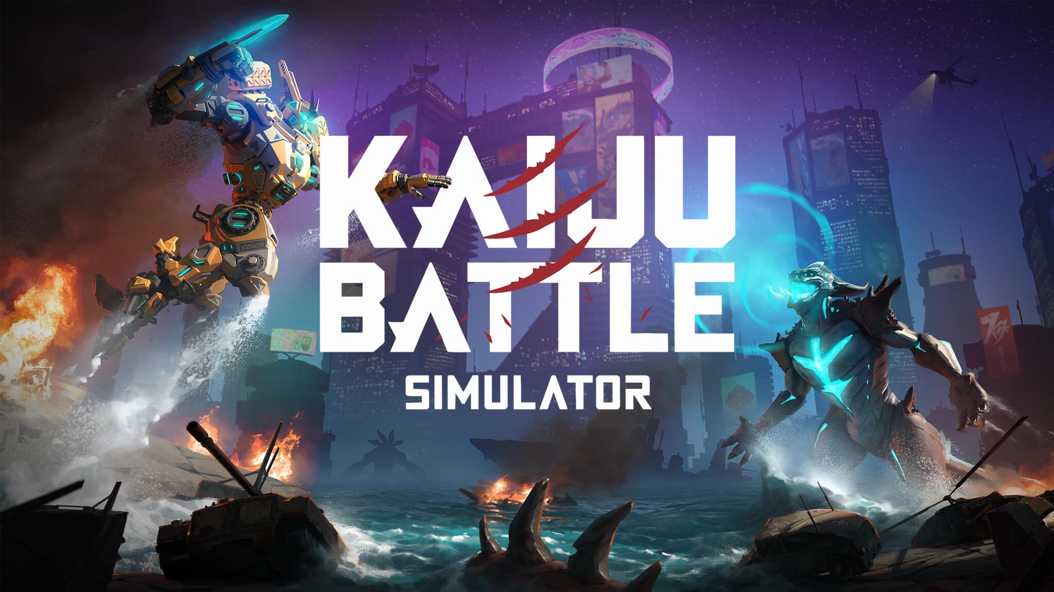 Discovery splash banner for Kaiju Battle Simulator Discord server