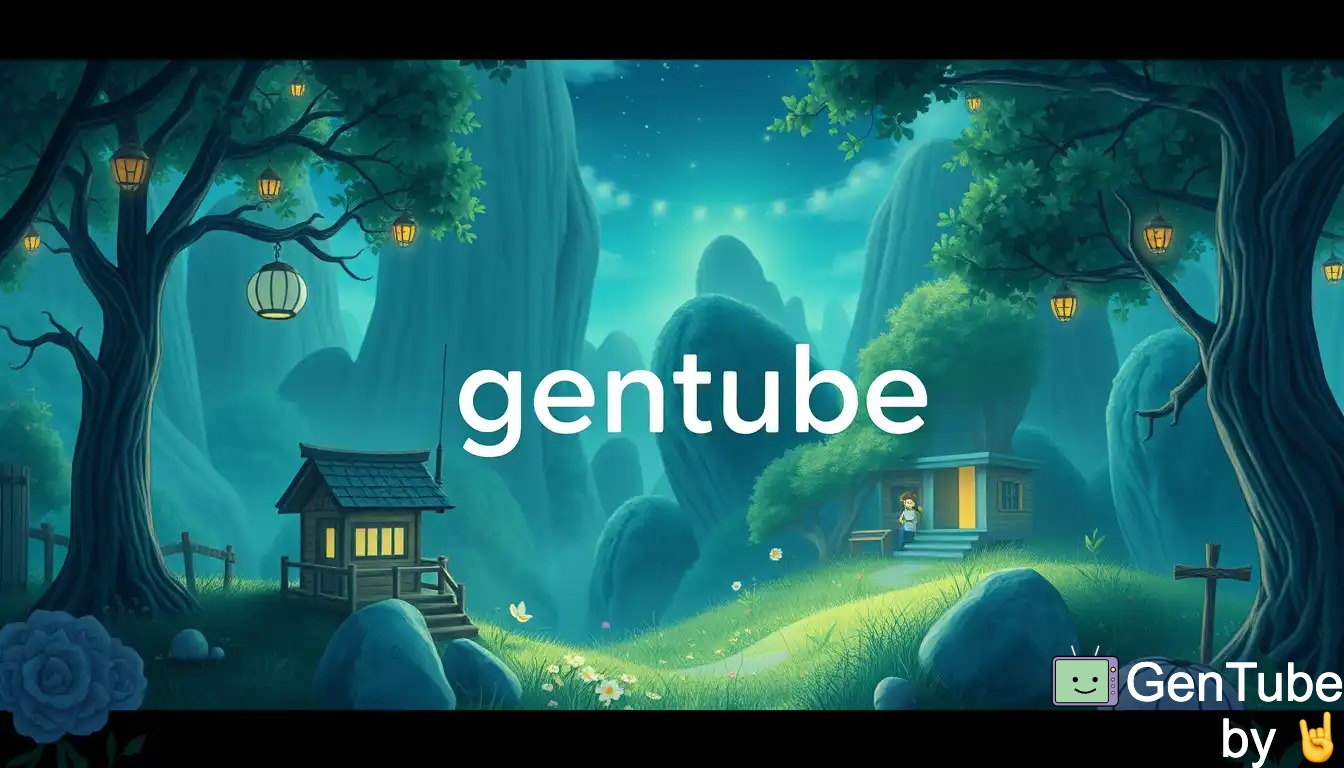 Discovery splash banner for GenTube: AI art for fun Discord server