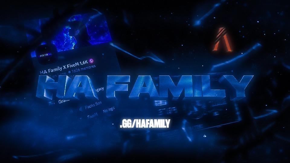 Discovery splash banner for HA Family X FiveM Discord server