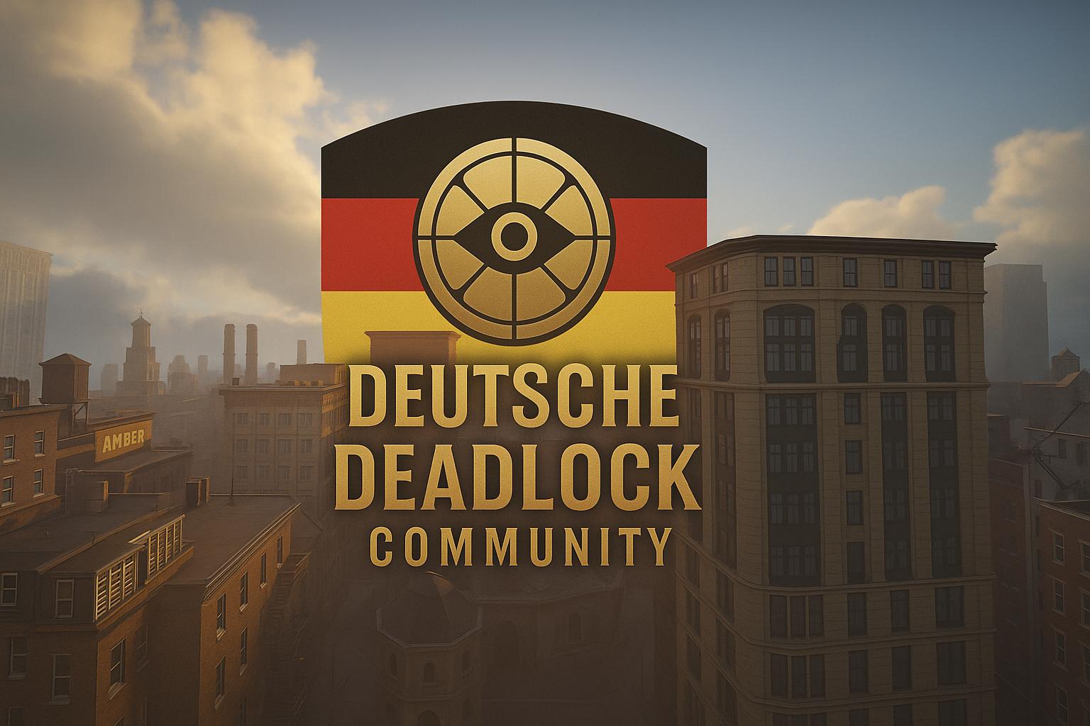 Discovery splash banner for Deutsche Deadlock Community Discord server