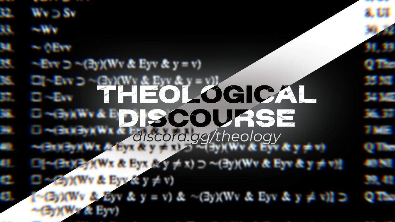 Discovery splash banner for 𝐓𝐡𝐞𝐨𝐥𝐨𝐠𝐢𝐜𝐚𝐥 𝐃𝐢𝐬𝐜𝐨𝐮𝐫𝐬𝐞🎙 Discord server