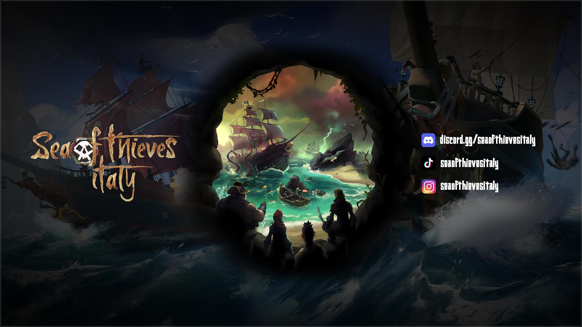 Discovery splash banner for Sea of Thieves Italy Discord server