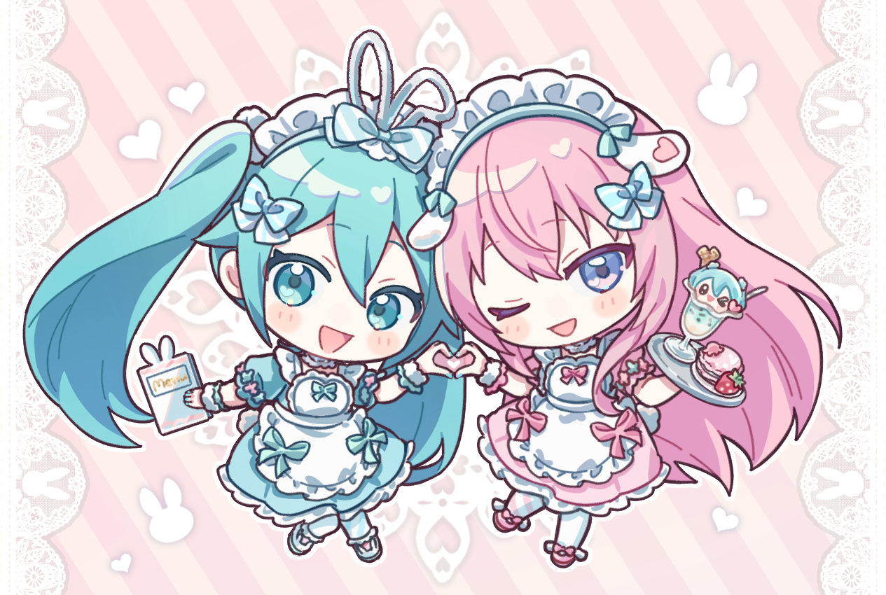 Discovery splash banner for Hatsune Miku Cafe Discord server