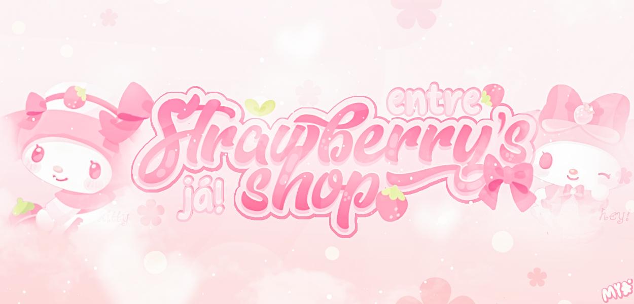 Discovery splash banner for 𝐒𝐭𝐫awberry’𝘀 𝐒𝐡op! 🍓 Discord server