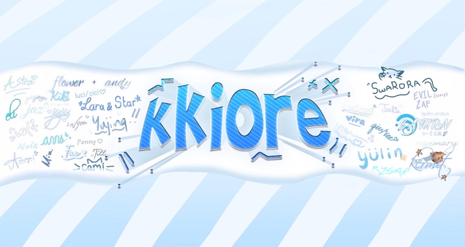 Discovery splash banner for ﹐ kkiore! spring event Discord server