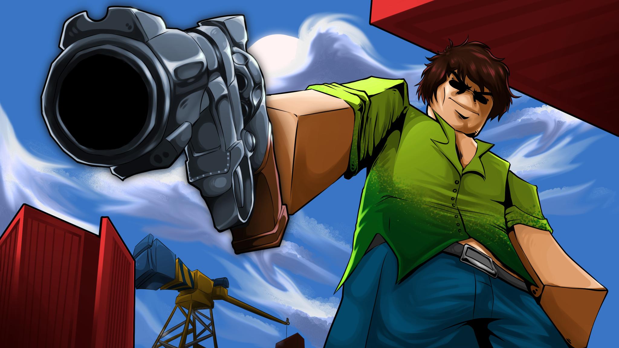 Discovery splash banner for Killer Mystery | ROBLOX Discord server