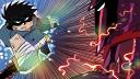 Discovery splash banner for Manhwa Battlegrounds Discord server