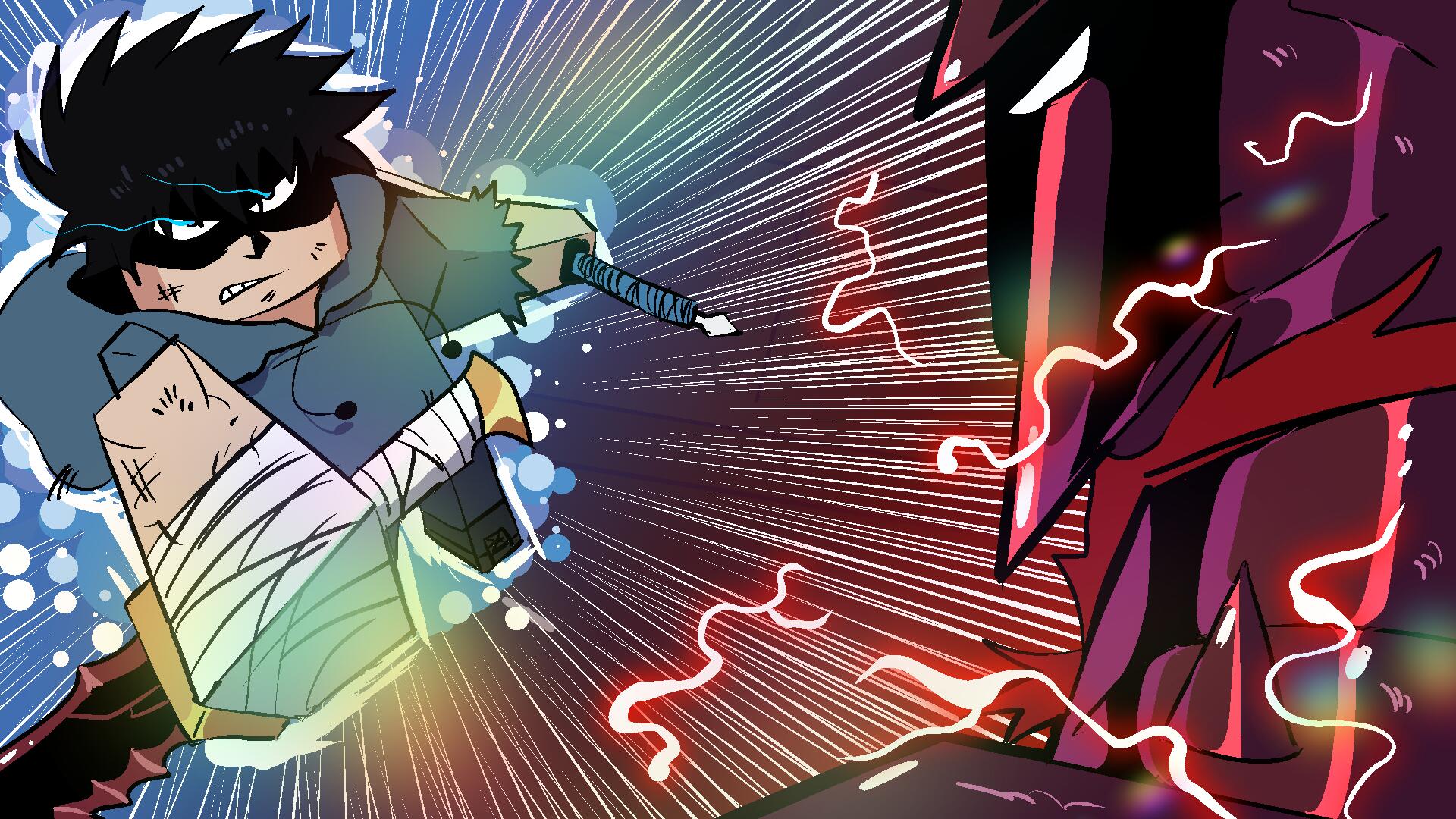 Discovery splash banner for Manhwa Battlegrounds Discord server