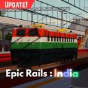Discovery splash banner for EPIC RAILS OF INDIA Discord server