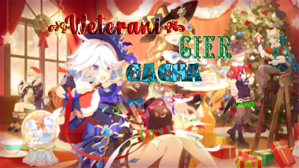 Discovery splash banner for Weterani gier gacha Discord server