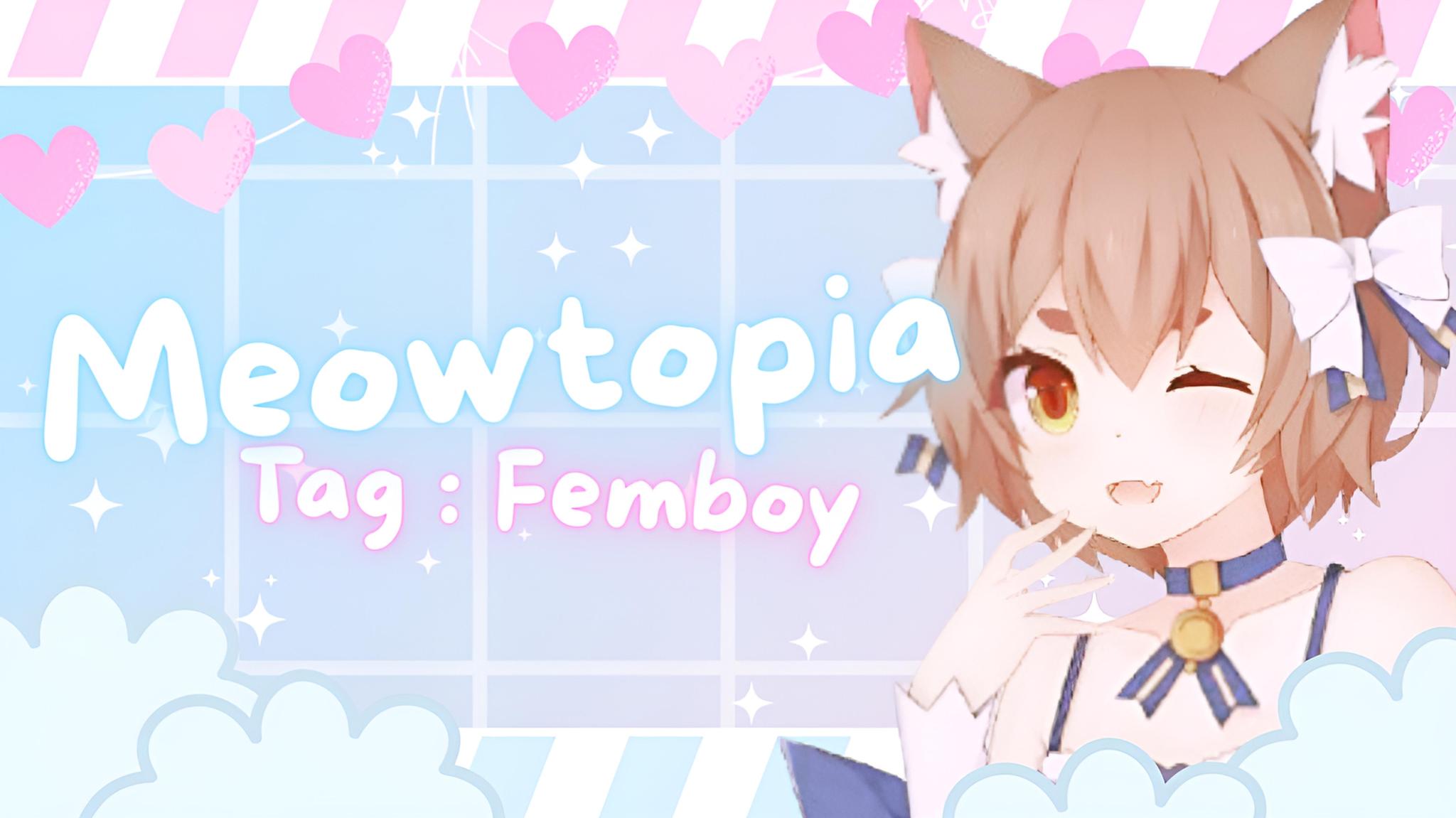 Discovery splash banner for π πππ¨π°ππ¨π©π’πγ»Femboy tag π Discord server