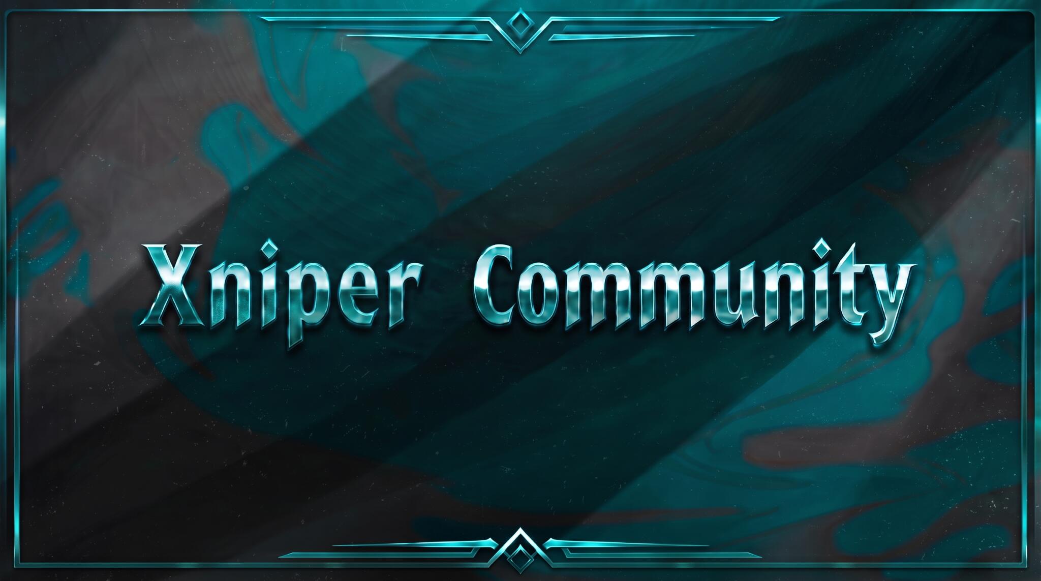 Discovery splash banner for Xniper Community Discord server