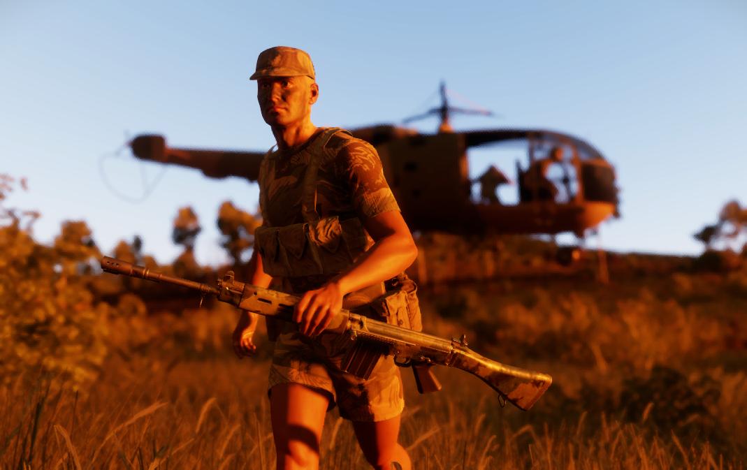 Discovery splash banner for BUSHWAR │ Africa Cold War | Arma Reforger Discord server