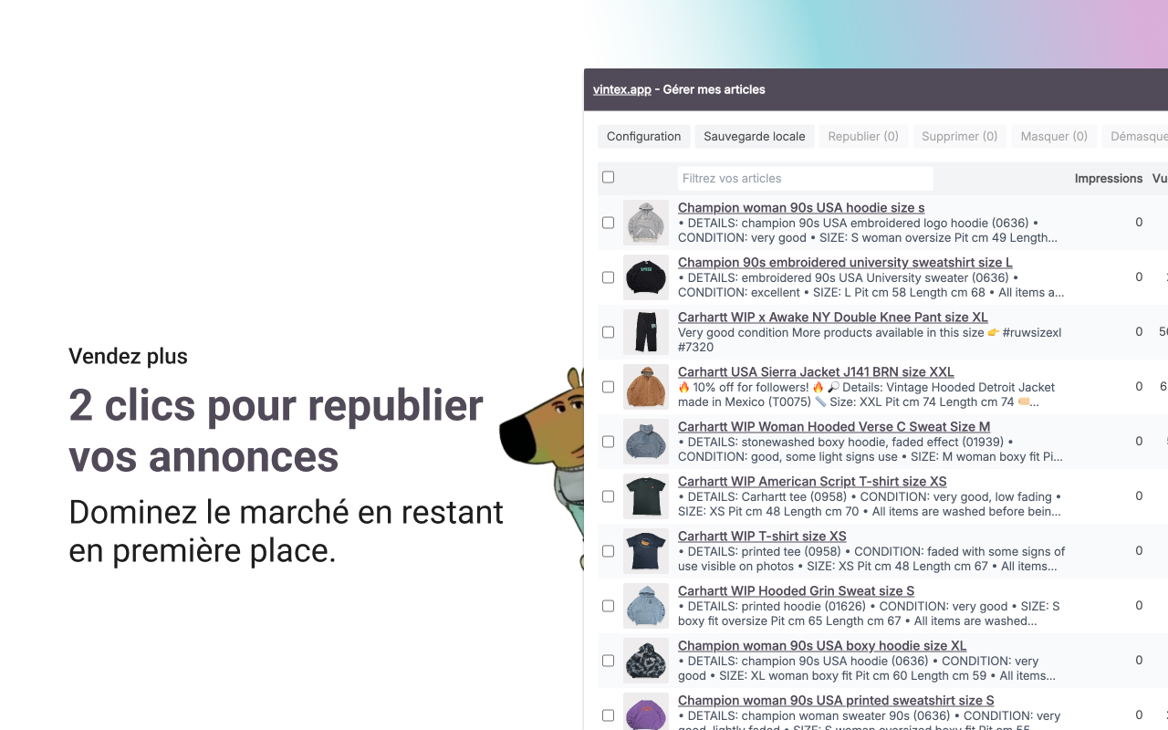 Discovery splash banner for vintex.app Discord server