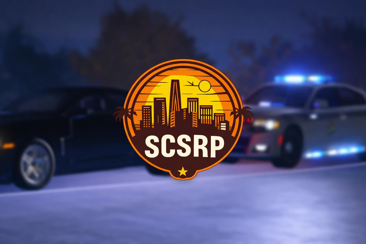 Discovery splash banner for South Carolina State Roleplay Discord server