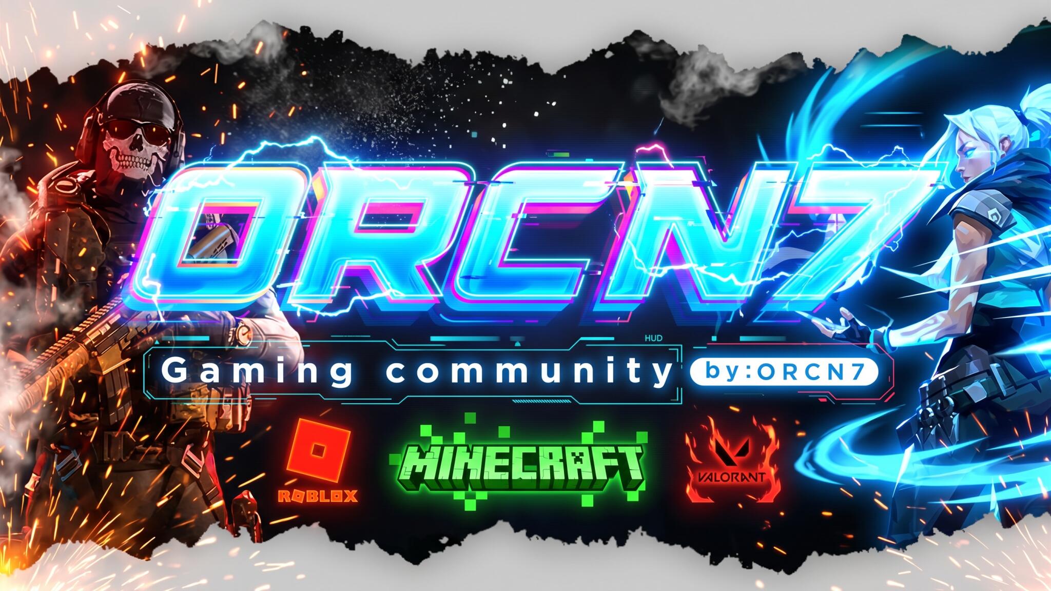 Discovery splash banner for ORCN7 Community Discord server
