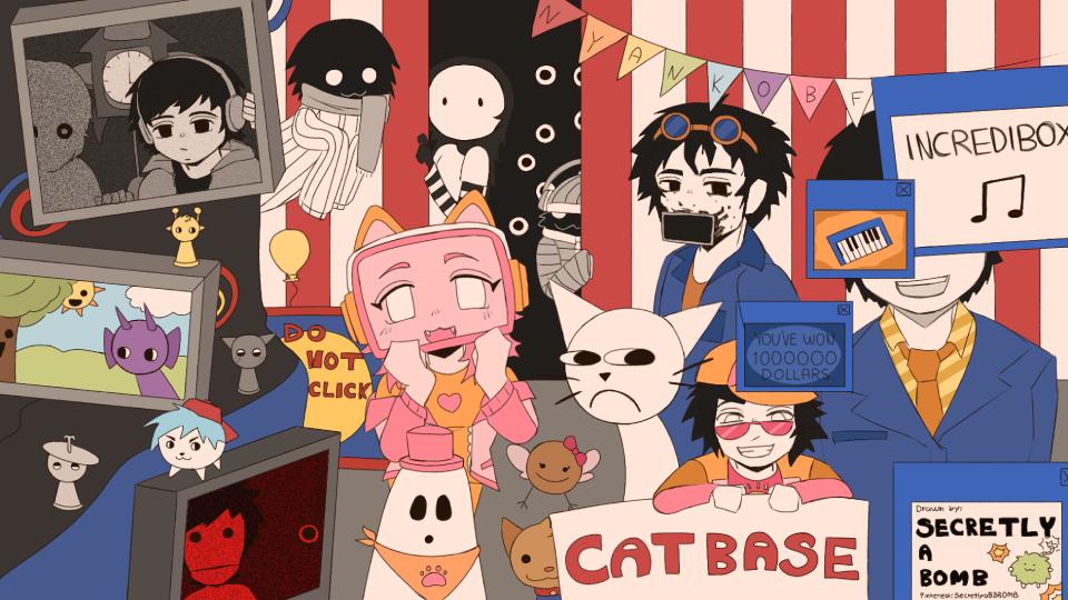 Discovery splash banner for NyankoBfs Cat Base Discord server