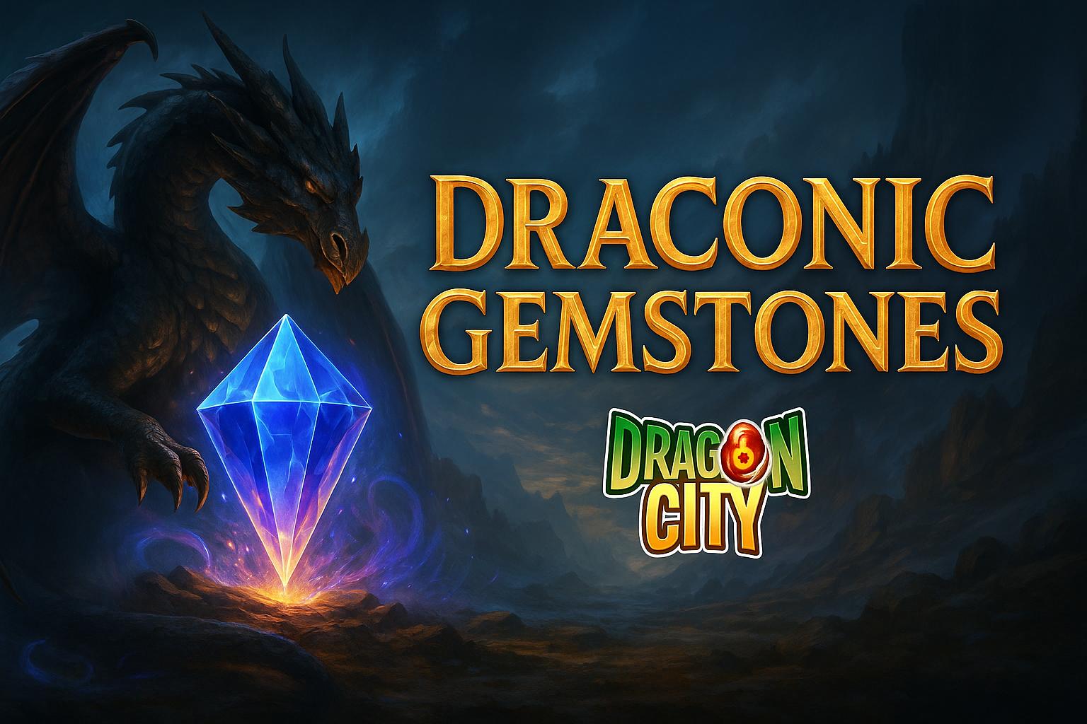 Discovery splash banner for Draconic Gemstones Discord server