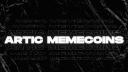 Discovery splash banner for ARTIC MEMECOINS Discord server