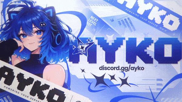Discovery splash banner for Ayko™ 9K 💙 Discord server