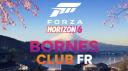 Discovery splash banner for Bornes Club FR - Forza Horizon 5 & 6 Discord server