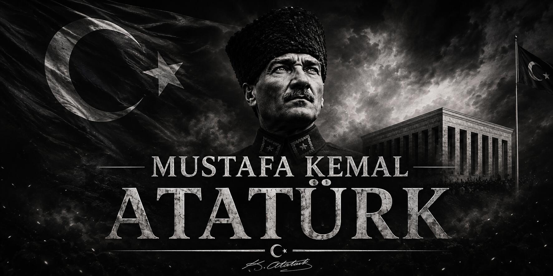 Discovery splash banner for Mustafa Kemal ATATÜRK Discord server