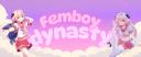 Discovery splash banner for ☽💗𝙵𝚎𝚖𝚋𝚘𝚢 𝙳𝚢𝚗𝚊𝚜𝚝𝚢💗☾ Discord server