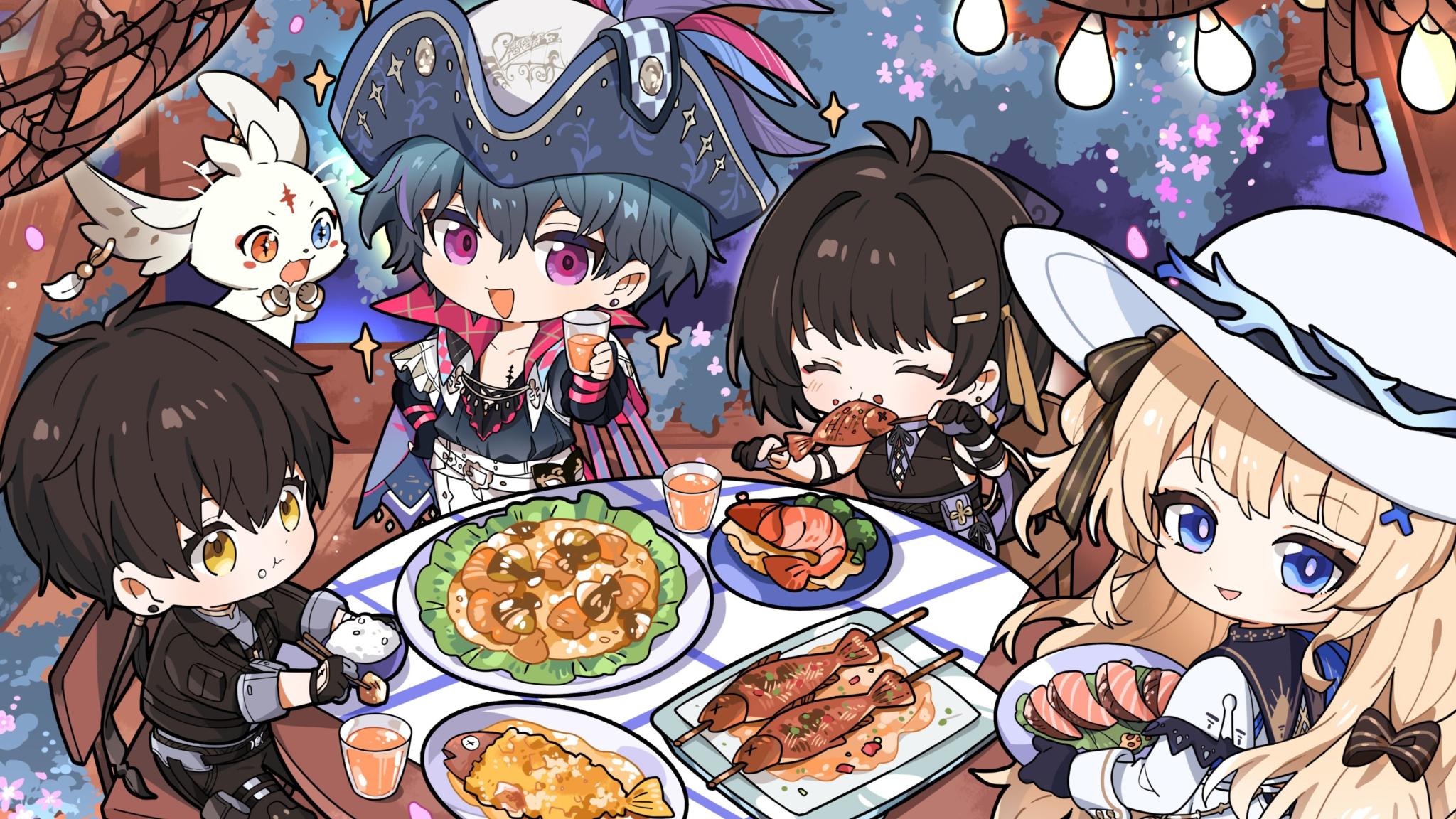 Discovery splash banner for Wuthering Waves ✦ Carnevale Fanfare Discord server