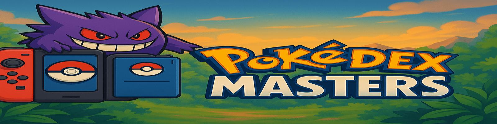 Discovery splash banner for Pokédex Masters Discord server