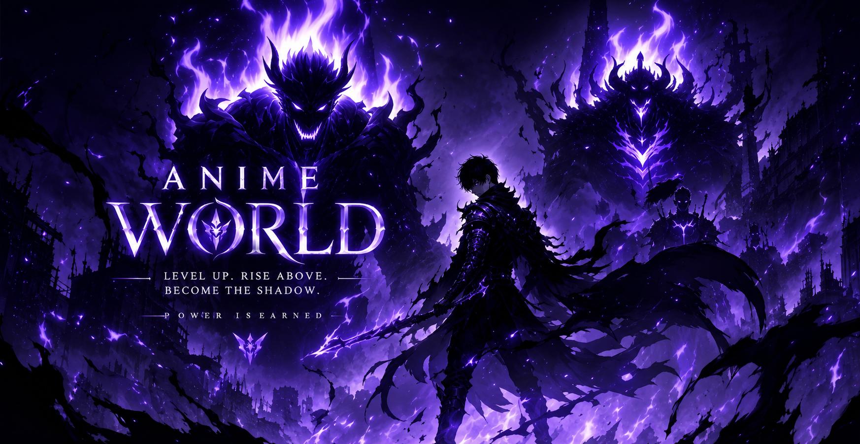 Discovery splash banner for ✦ Anime World ✦ Discord server