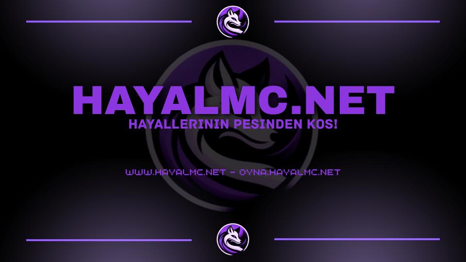 Discovery splash banner for 🗡 hayalmc.net Discord server