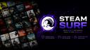 Discovery splash banner for Steam Surf Discord server